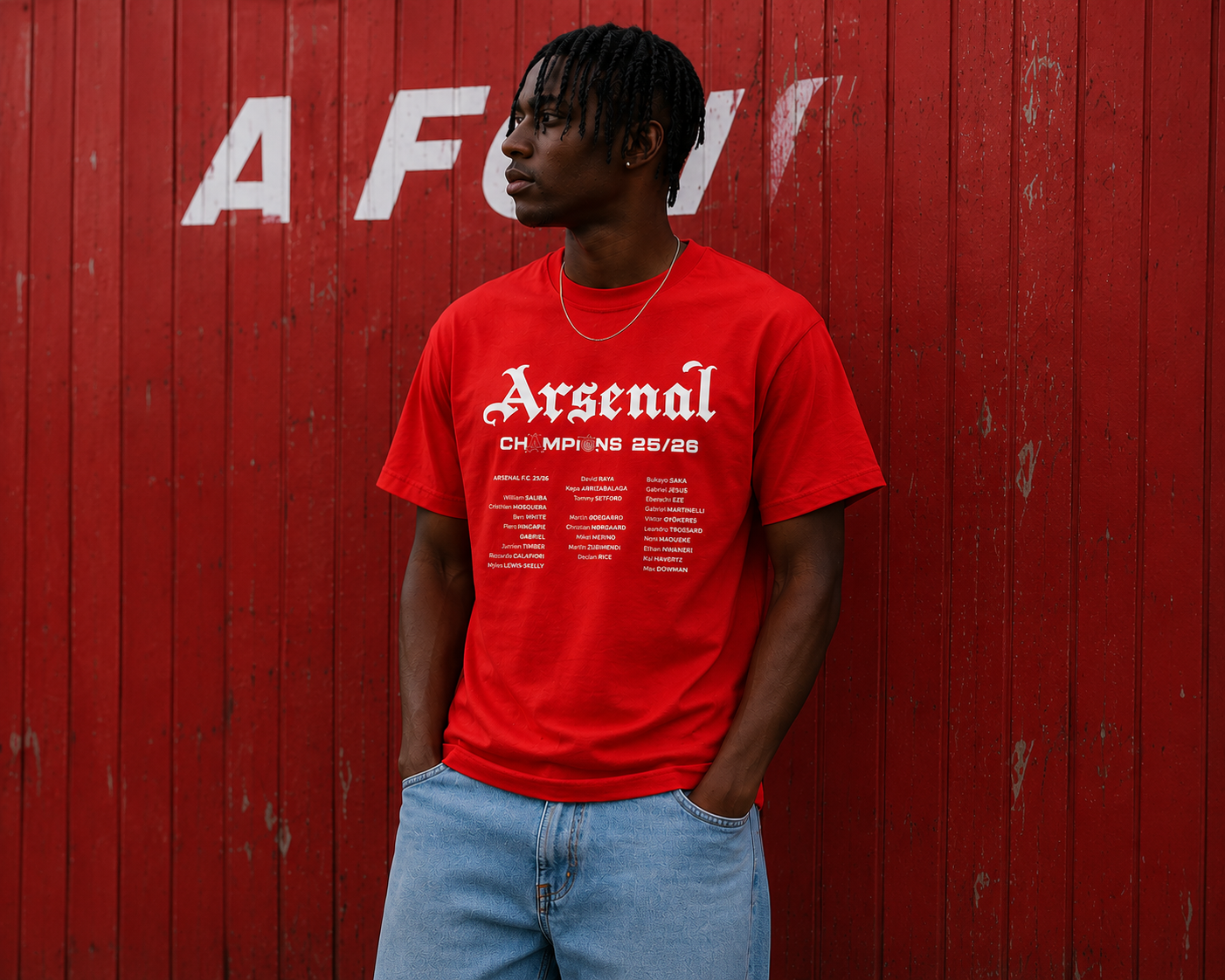 Champions Red Tee