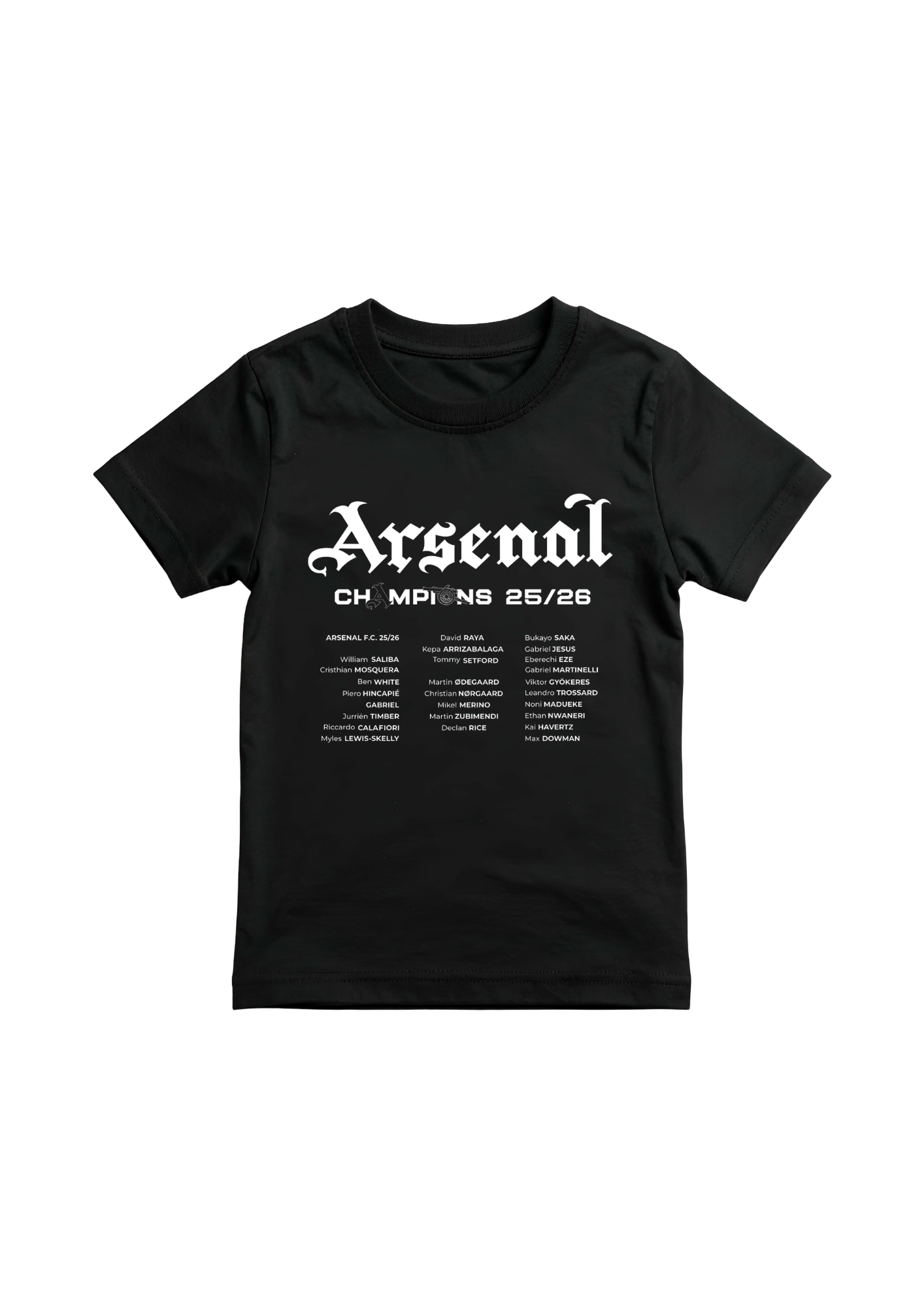 Champions Black Tee